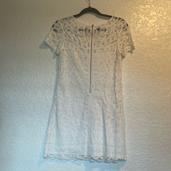 Lilly Pulitzer Mary Kate Battenburg White Lace Mini Dress S - Picture 7 of 10